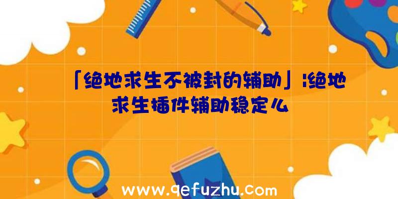 「绝地求生不被封的辅助」|绝地求生插件辅助稳定么